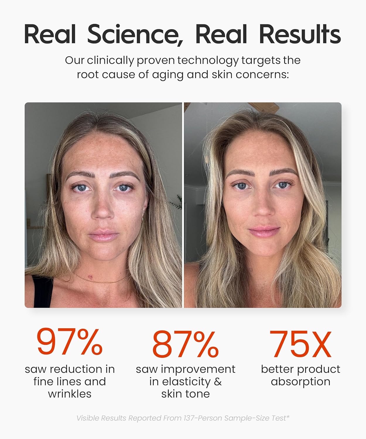 REVO Genie | 3-in-1 Face & Neck Beauty Massager with Heat, 3 Light Therapies, Smart Vibration | Red Light, Blue Light, Green Light Therapy for Wrinkles, Hyperpigmentation, Acne & More - Beige